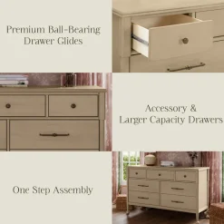 Alouette 7-Drawer Wide Assembled Dresser (56