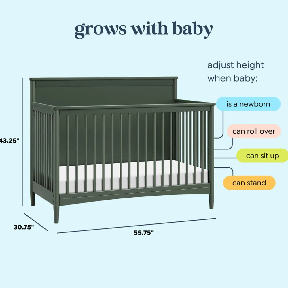 Frem 4-in-1 Convertible Crib