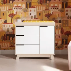 Hudson 3-Drawer Compact Changer Dresser with Removable Changing Tray (40