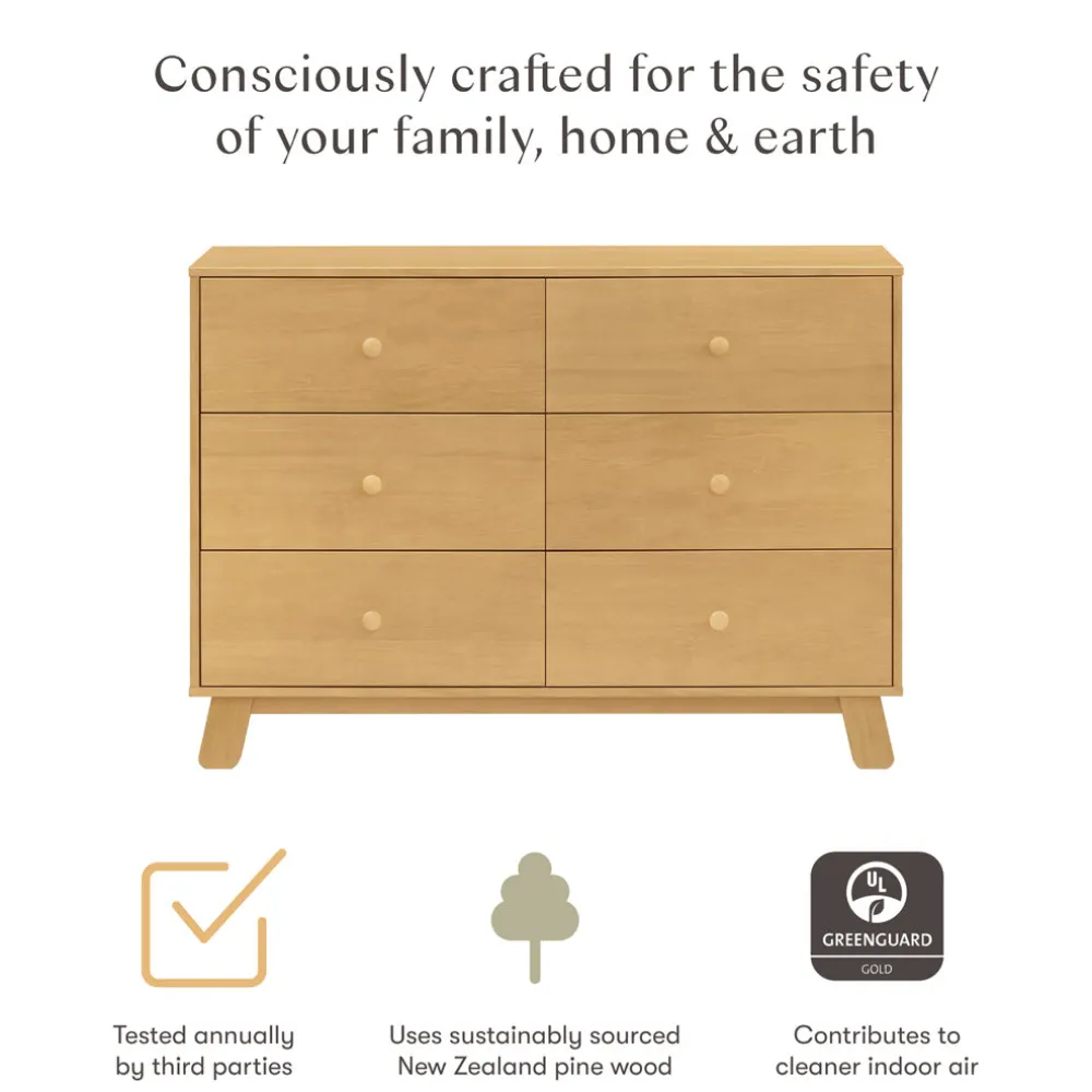 Hudson Modern 6-Drawer Assembled Dresser (48")