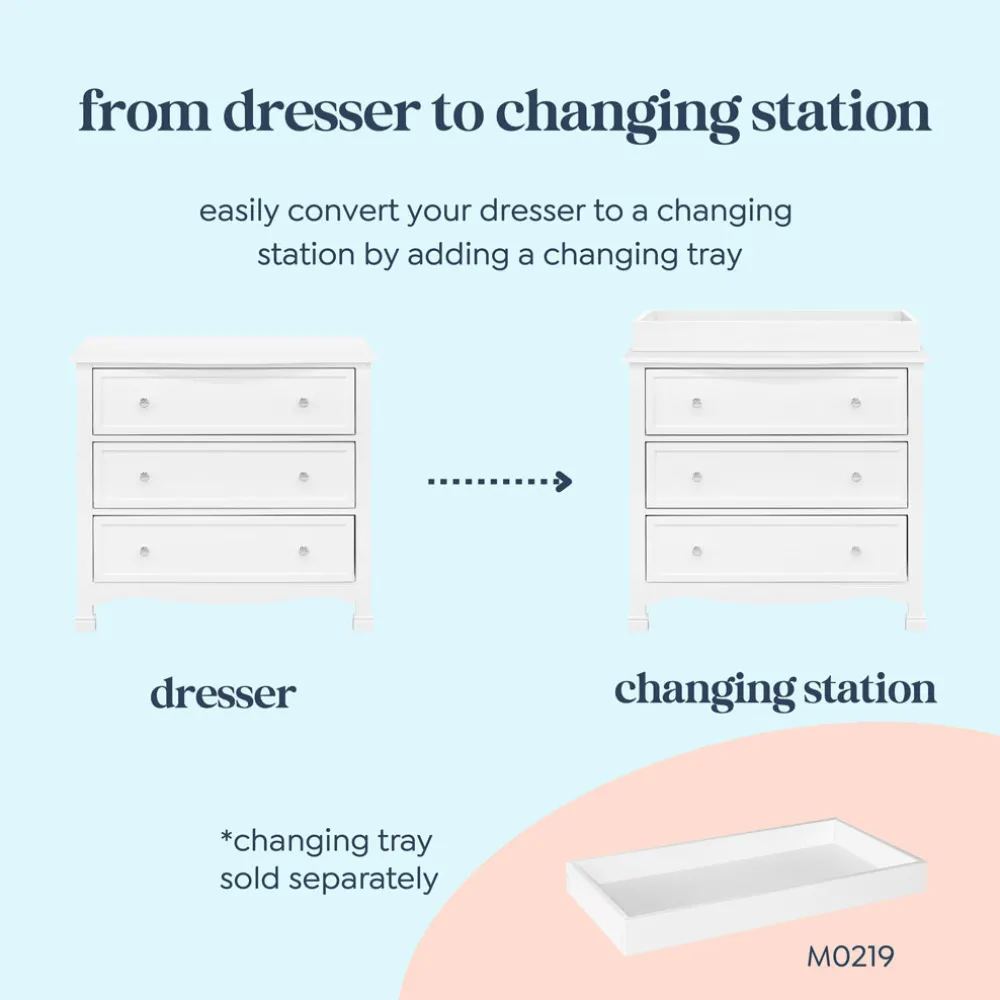 Kalani 3-Drawer Dresser