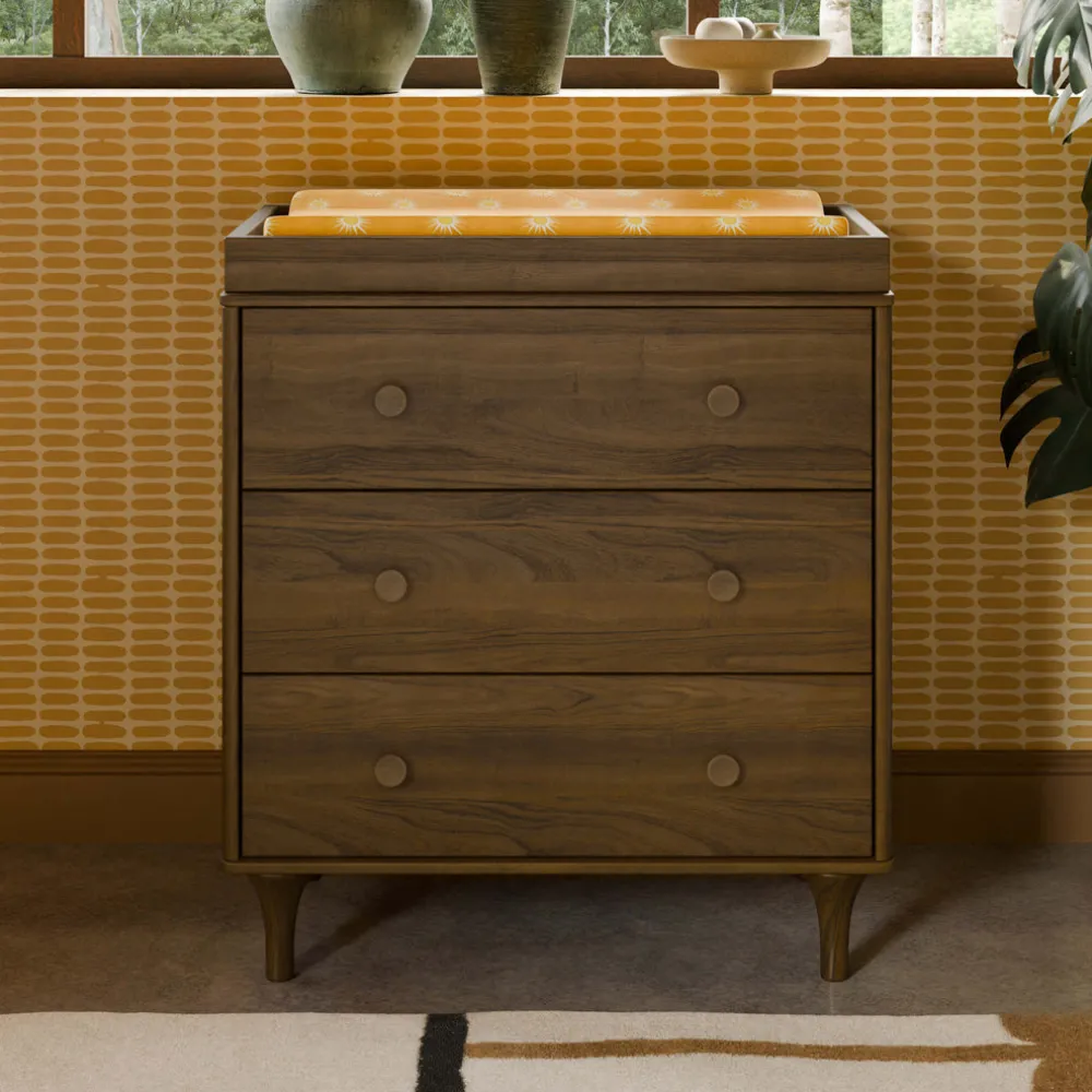 Lolly 3-Drawer Compact Changer Dresser with Removable Changing Tray (34")