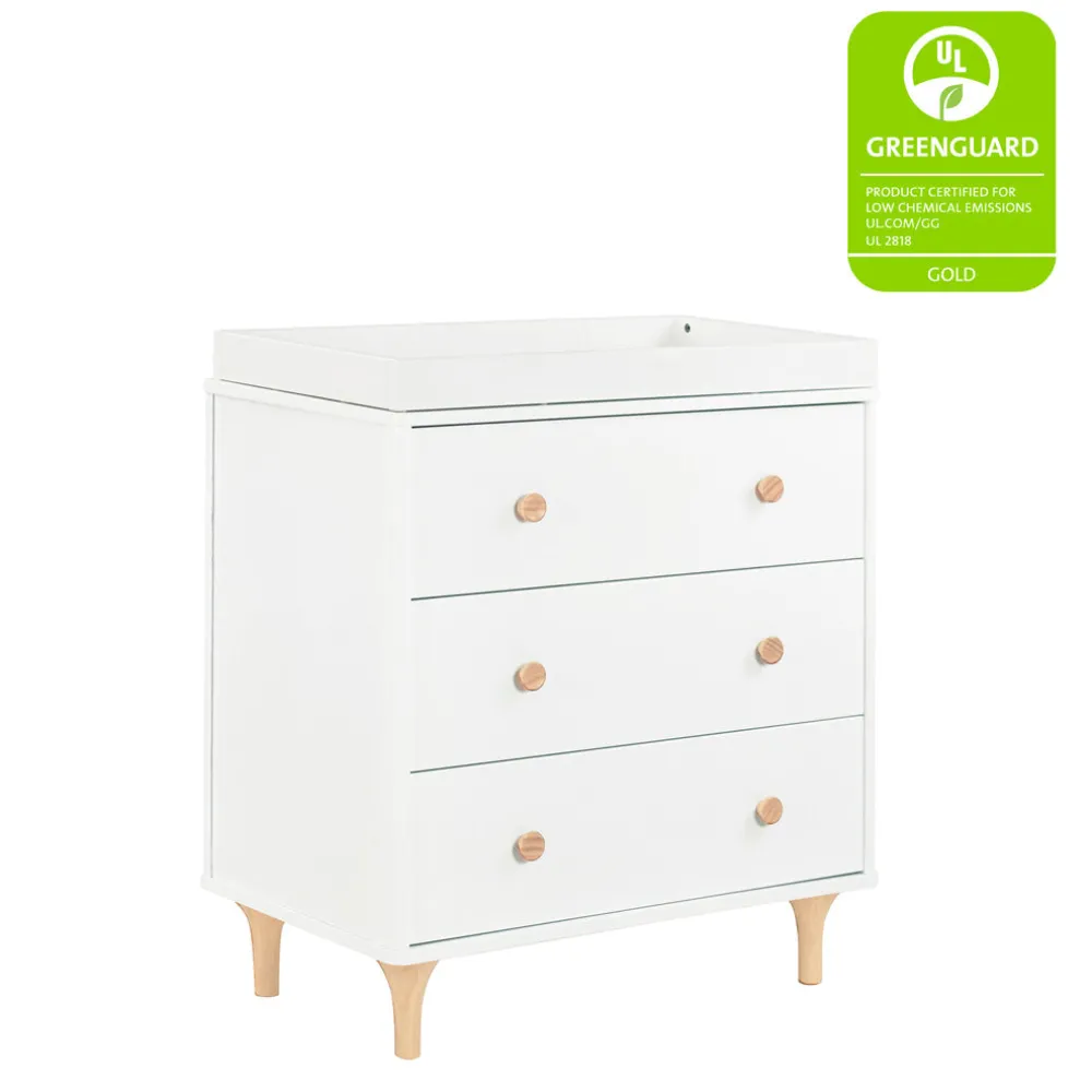 Lolly 3-Drawer Compact Changer Dresser with Removable Changing Tray (34")