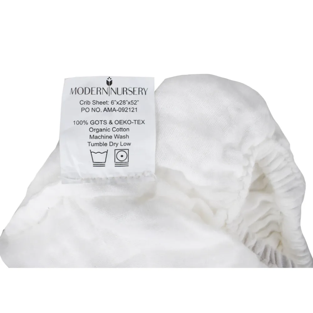 Organic Muslin Crib Sheets (Set of 2)