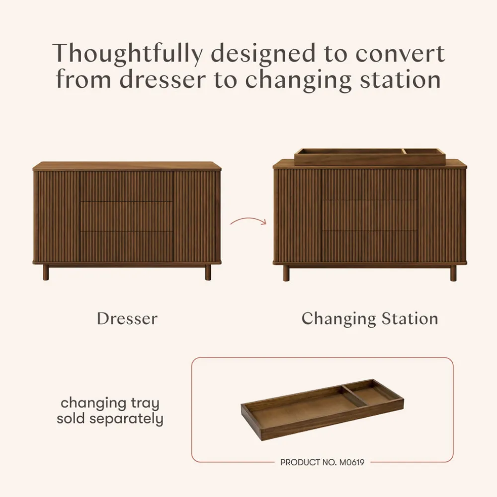 Pogo Tambour Extra Wide Assembled Dresser (58")