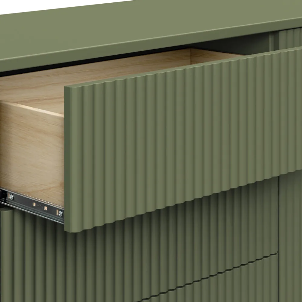 Pogo Tambour Extra Wide Assembled Dresser (58")