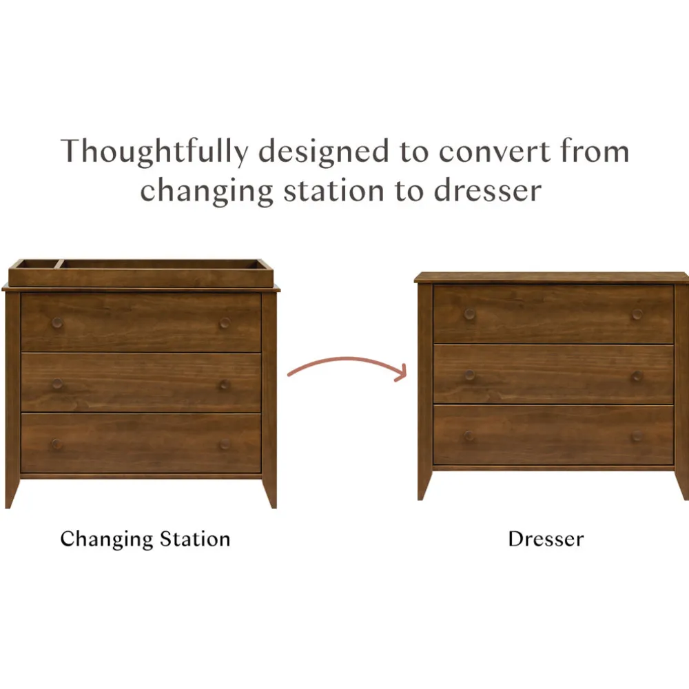 Sprout 3-Drawer Compact Changer Dresser with Removable Changing Tray (42")