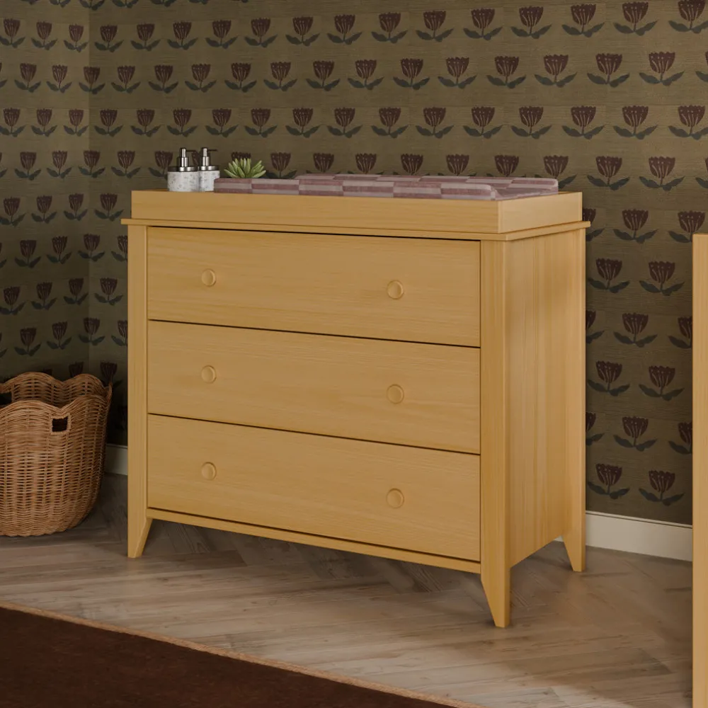 Sprout 3-Drawer Compact Changer Dresser with Removable Changing Tray (42")