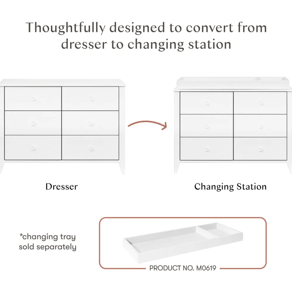 Sprout 6-Drawer Double Dresser