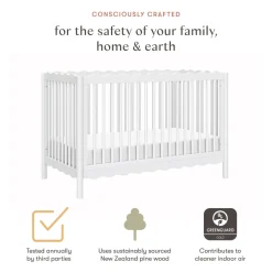 Swell 4-in-1 Convertible Crib with Toddler Bed Conversion Kit