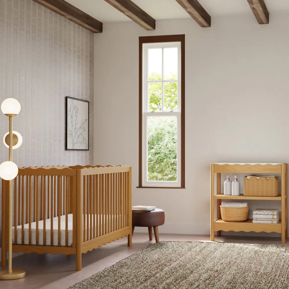 Swell 4-in-1 Convertible Crib with Toddler Bed Conversion Kit
