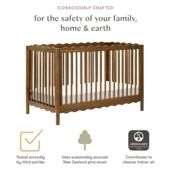 Swell 4-in-1 Convertible Crib with Toddler Bed Conversion Kit
